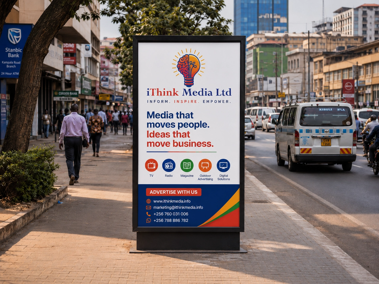 iThink Media outdoor and digital advertising in Kampala