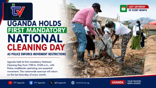 Uganda Holds First Mandatory National Cleaning Day as Police Enforce Movement Restrictions